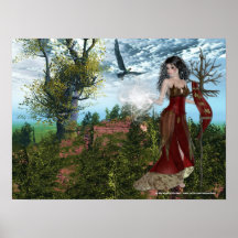 Mother Nature - Fantasy Designed Print Poster