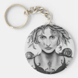 Mother Nature in B/W Key Chains