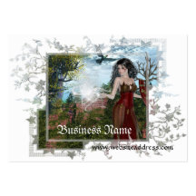 Mother Nature Large Fantasy Business Cards