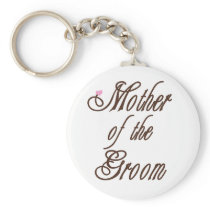 Mother of Groom Classy Browns Key Chain