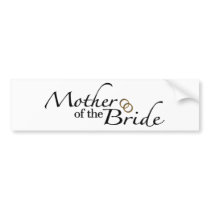 Mother Of The Bride 2 Bumper Sticker