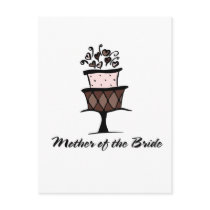 Mother of the Bride Cake Post Cards