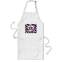 Mother of the Bride (Heart Zebra stripes) Apron
