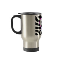 Mother of the Bride (Heart Zebra Stripes) Mug