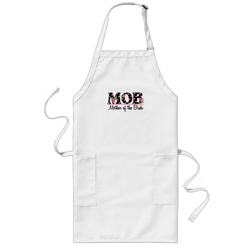 Mother of the Bride (MOD) Tulip Lettering Aprons