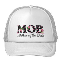 Mother of the Bride (MOD) Tulip Lettering Trucker Hats