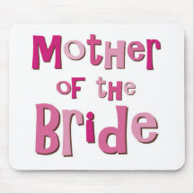 Mother of the Bride Pink Brown Mouse Pad