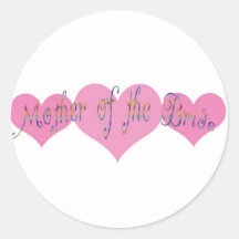 Mother of the Bride Stickers