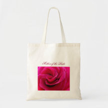 Mother of the Bride Tote bags Pink Rose Flower
