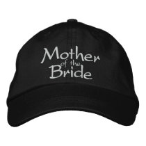 MOTHER OF THE BRIDE WEDDING CAP EMBROIDERED BASEBALL CAPS