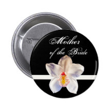 Mother Of The Bride  Wedding ID Badge Button