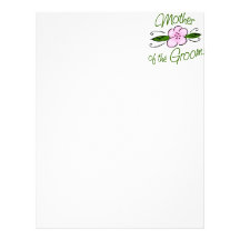 Mother of the Groom Customized Letterhead