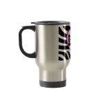 Mother Of The Groom (Heart Zebra Stripes) Mug