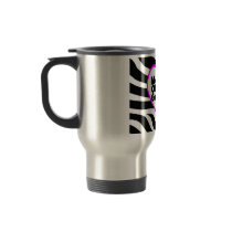 Mother Of The Groom (Heart Zebra Stripes) Mug