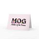 Mother of the Groom (MOG) Tulip Lettering Greeting Cards
