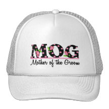 Mother of the Groom (MOG) Tulip Lettering Hats