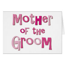 Mother of the Groom Pink Brown Cards