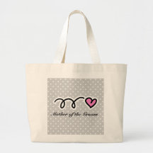 Mother of the groom tote bag