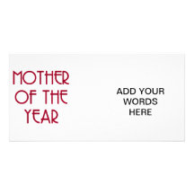 Mother of the year photo greeting card