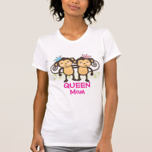 Mother of Twin Monkeys Tees
