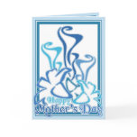 Mother’s Day Blue Calla Lily Bouquet Greeting Card