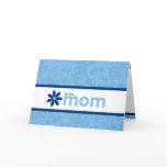 Mother’s Day Cheerful Blue Floral Greeting Card