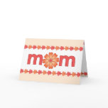 Mother’s Day Orange Spring Flowers Greeting Card