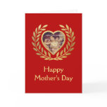 Mother’s Day Theme with Heart Photo Frame cards