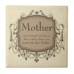 Mother, Sentimental Message Chandelier Tile Plaque tiles