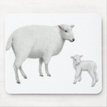 Mother Sheep & Lamb Mousepad