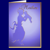 Mother-silhouette cards