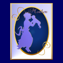 Mother-silhouette posters
