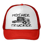 MOTHER TRUCKER - BLACK & WHITE TRUCKER HAT
