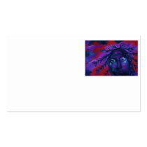 Mother Watching All – Crimson & Violet Compassion Business Card Template