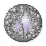 Mother With Children Magnet