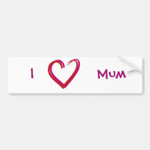 Mothering Day Bumper Stickers