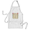 Mothers are a Rose in the Garden of Life aprons