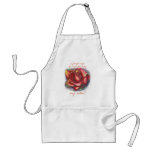 mother's day apron - red rose perfect lady