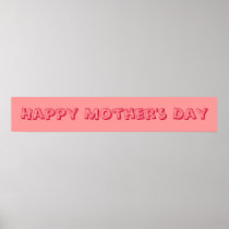 Mother's Day Banner Print