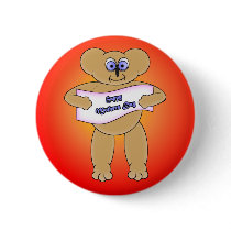 Mothers Day Bear Pin