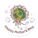 Mother's Day bouquet stickers