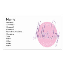 Mothers Day Business Card Template