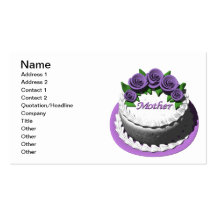 Mothers Day Cake Business Cards