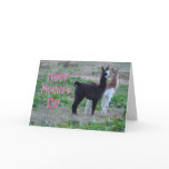 Mother's Day card-llama kids