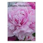Mothers Day Card Pink Peonies / Peony Flowers
