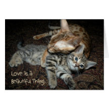 Mother's Day Card with cat