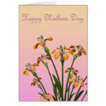 Mothers Day Card With Tiger Lilies