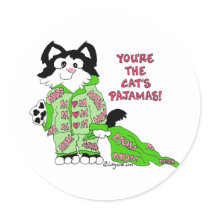 Mother's Day Cartoon Cat Stickers