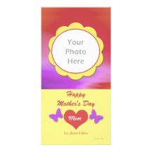 Mother's Day Country Custom Photo Card