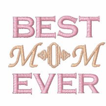 Mother's Day  Embroidered Embroidered Hooded Sweatshirt